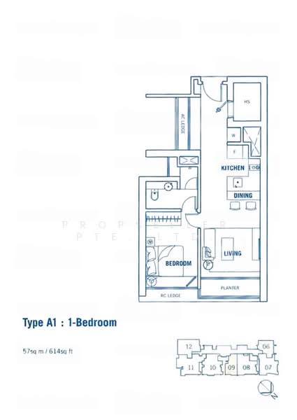 Southbank, 881 North Bridge Road, 1 Bedroom, 614 sqft, Condominium For Sale, by Kit Toh, 500207299 - PropertyGuru.com.sg