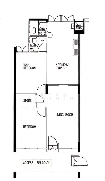 180 Ang Mo Kio Avenue 5, 180 Ang Mo Kio Avenue 5, 2 Bedrooms, 731 sqft, HDB Flat For Sale, by Irfan Farihin, 500207316 - PropertyGuru.com.sg