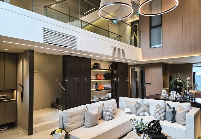 Pollen Collection, Pollen View Off Nim Road, 5 Bedrooms, 4,381 sqft, Semi-Detached House For Sale, by JACKIE TAN, 500207317 - Living Room - PropertyGuru.com.sg