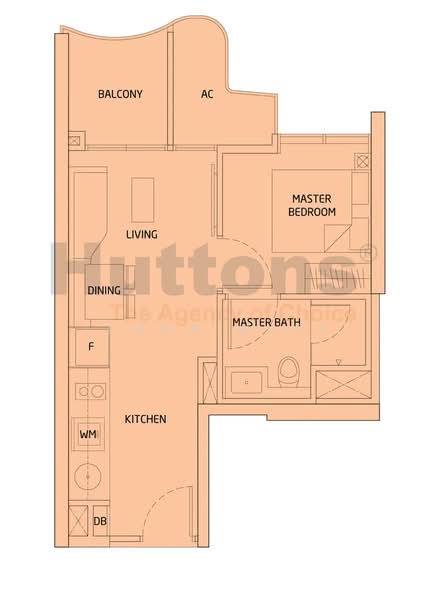 Queens Peak, 1 Dundee Road, 1 Bedroom, 431 sqft, Condominium For Rent, by Jemma Mark, 500207329 - PropertyGuru.com.sg