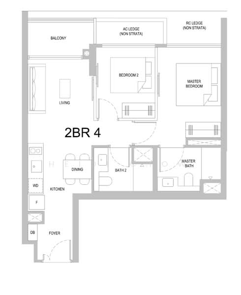 One Marina Gardens, 3 Marina Gardens Lane, 2 Bedrooms, 657 sqft, Condominium For Sale, by Heidi Chow, 500207343 - PropertyGuru.com.sg