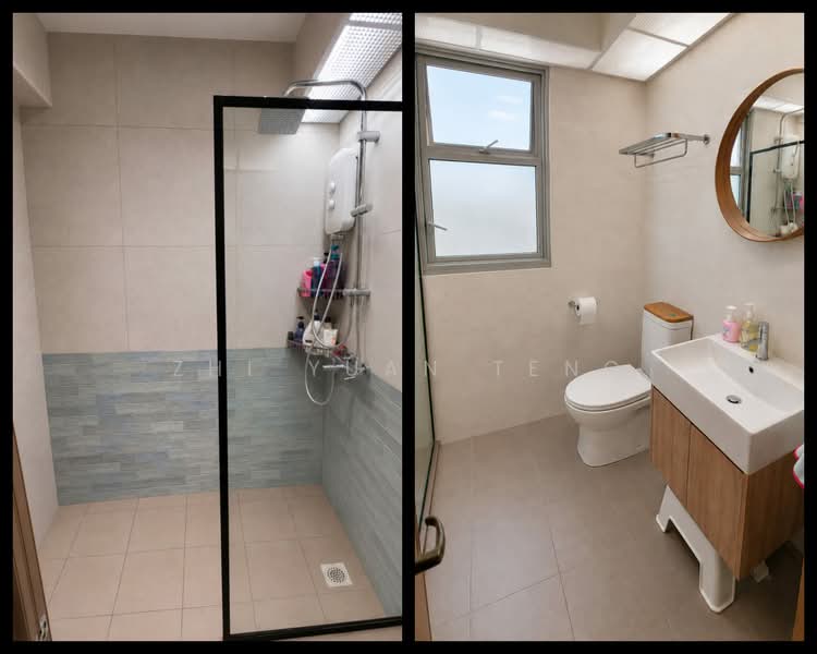 228A Punggol Field, 228A Punggol Field, Hougang / Punggol / Sengkang, 3 Bedrooms, 1,206 sqft, HDB Flat For Sale, by Zhi Yuan Teng, 500207356 - Bathroom - PropertyGuru.com.sg