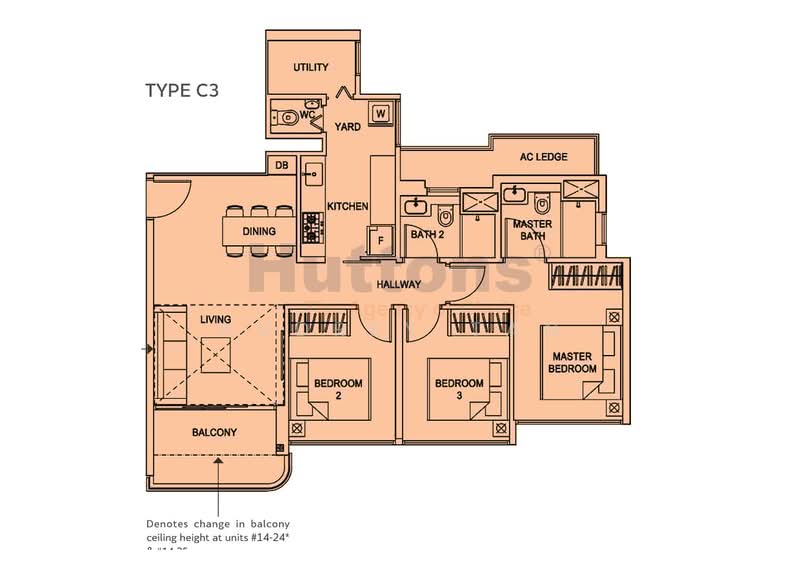 Hundred Palms Residences, 276 Yio Chu Kang Road, Room Rental, 97 sqft, Executive Condominium For Rent, by Audrey Tan, 500207358 - PropertyGuru.com.sg