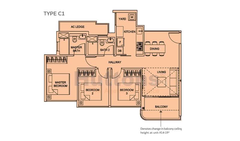 Hundred Palms Residences, 276 Yio Chu Kang Road, Room Rental, 97 sqft, Executive Condominium For Rent, by Audrey Tan, 500207358 - PropertyGuru.com.sg