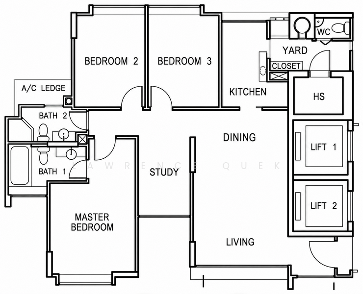 Astor, 51C Lengkong Empat, 3 Bedrooms, 1,173 sqft, Condominium For Sale, by Lawrence Quek, 500207392 - PropertyGuru.com.sg