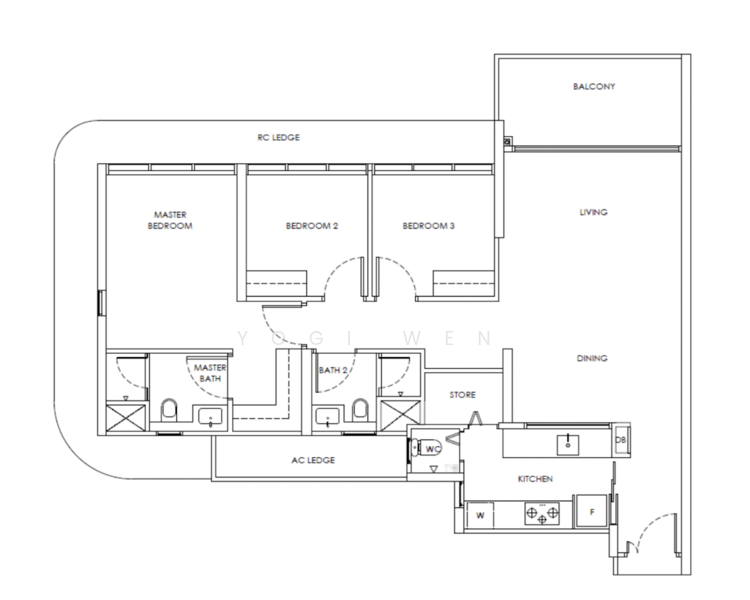 Chuan Park, 246 Lorong Chuan, 3 Bedrooms, 1,206 sqft, Condominium For Sale, by Yogi Wen, 500207398 - PropertyGuru.com.sg