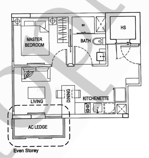 The Hillford, 172 Jalan Jurong Kechil, 1 Bedroom, 398 sqft, Apartment For Rent, by Devin Lee, 500207407 - PropertyGuru.com.sg