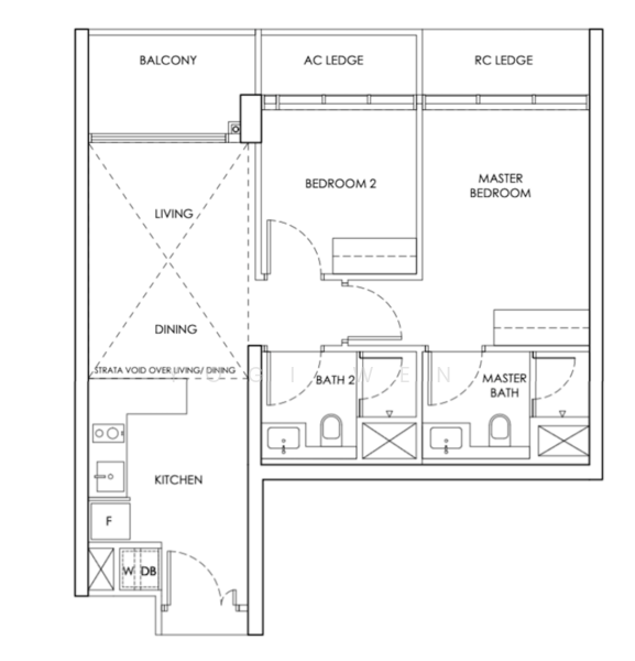 Chuan Park, 246 Lorong Chuan, 2 Bedrooms, 829 sqft, Condominium For Sale, by Yogi Wen, 500207417 - PropertyGuru.com.sg