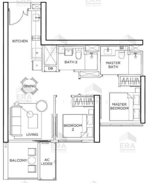 Gem Residences, , 2 Bedrooms, 678 sqft, Condominium For Sale, by Bernie Cheo, 500207446 - PropertyGuru.com.sg