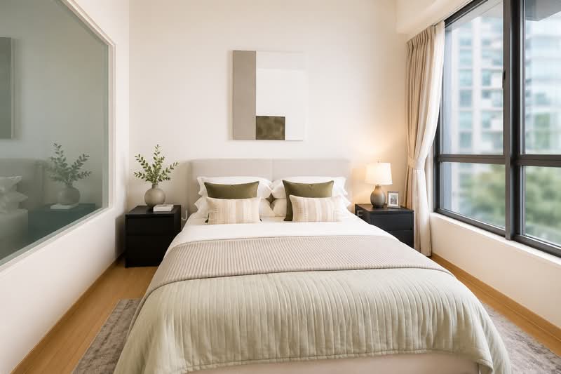 Concourse Skyline, 300 Beach Road, 1 Bedroom, 818 sqft, Condominium For Sale, by John Lee, 500207475 - Bedroom - PropertyGuru.com.sg