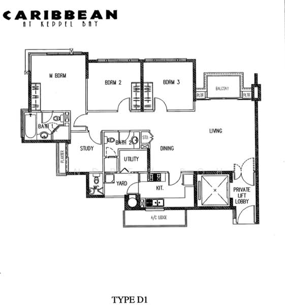 Caribbean at Keppel Bay, 20 Keppel Bay Drive, Harbourfront / Telok Blangah, 3 Bedrooms, 1,335 sqft, Condominium For Sale, by Andrew Soh, 500207535 - PropertyGuru.com.sg