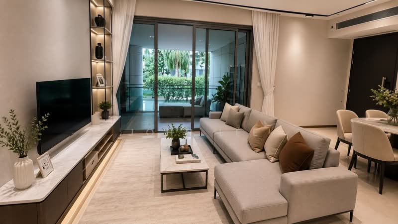 Concourse Skyline, 300 Beach Road, 3 Bedrooms, 1,668 sqft, Condominium For Sale, by John Lee, 500207537 - Living Room - PropertyGuru.com.sg
