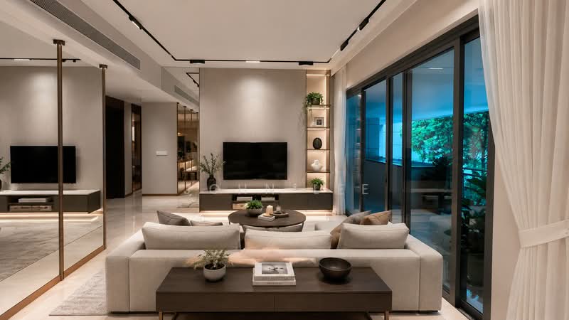 Concourse Skyline, 300 Beach Road, 4 Bedrooms, 1,668 sqft, Condominium For Sale, by John Lee, 500207545 - Living Room - PropertyGuru.com.sg