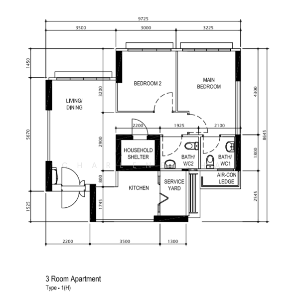 116A Jalan Tenteram, 116A Jalan Tenteram, 2 Bedrooms, 721 sqft, HDB Flat For Sale, by Charlene Chai, 500207570 - PropertyGuru.com.sg