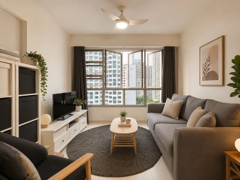 116A Jalan Tenteram, 116A Jalan Tenteram, 2 Bedrooms, 721 sqft, HDB Flat For Sale, by Charlene Chai, 500207570 - Living Room - PropertyGuru.com.sg