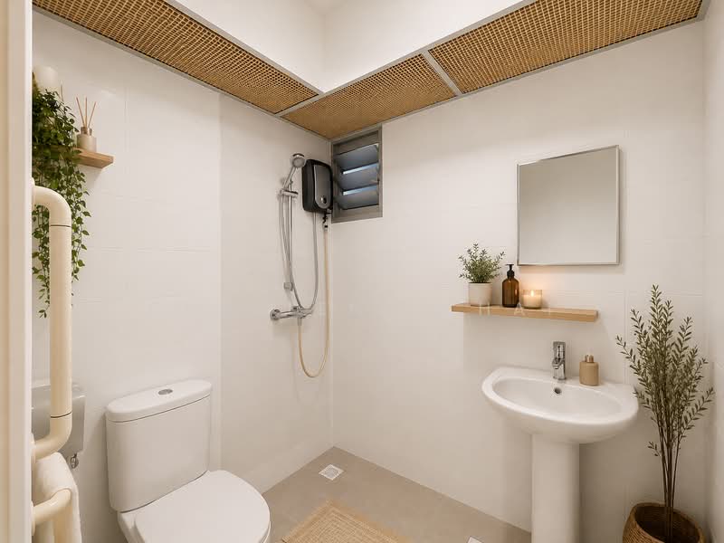 116A Jalan Tenteram, 116A Jalan Tenteram, 2 Bedrooms, 721 sqft, HDB Flat For Sale, by Charlene Chai, 500207570 - Bathroom - PropertyGuru.com.sg