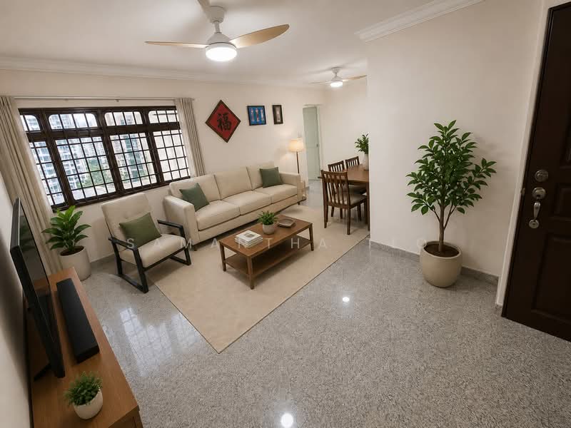 21 Jalan Membina, 21 Jalan Membina, 3 Bedrooms, 969 sqft, HDB Flat For Sale, by Samantha Teo, 500207575 - Living Room - PropertyGuru.com.sg
