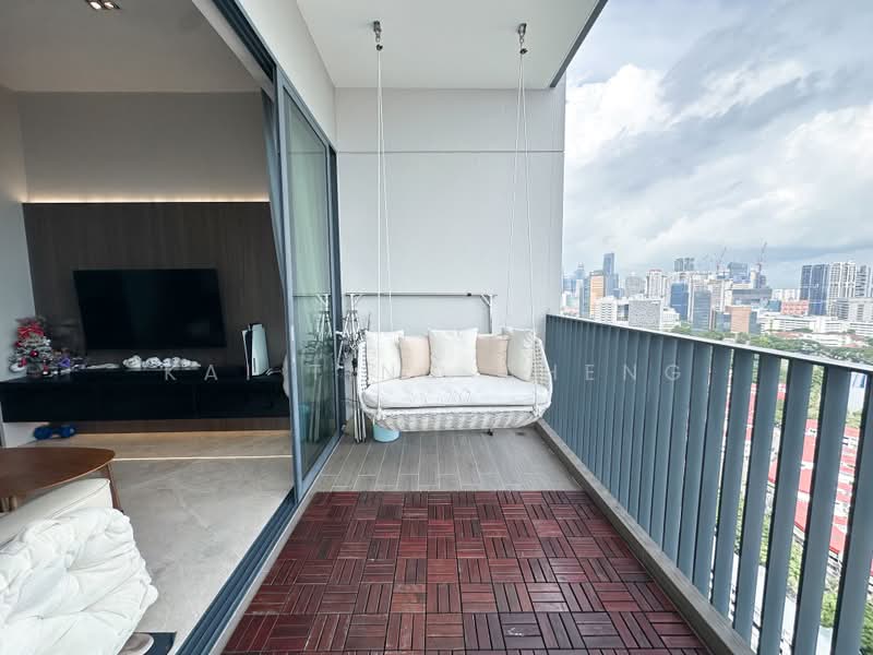 Highline Residences, 7 Kim Tian Road, 3 Bedrooms, 915 sqft, Condominium For Sale, by Kai Ting Cheng, 500207590 - Balcony - PropertyGuru.com.sg