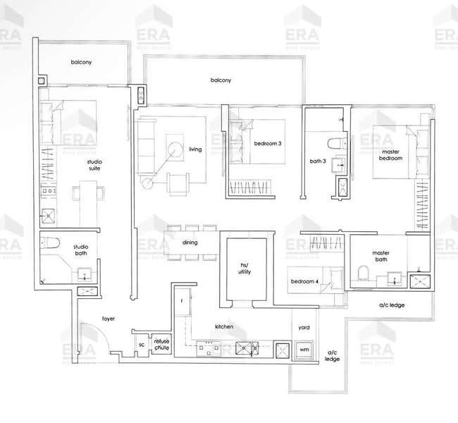 Heron Bay, Upper Serangoon View, 4 Bedrooms, 1,389 sqft, Executive Condominium For Sale, by ZT Lee, 500207617 - PropertyGuru.com.sg