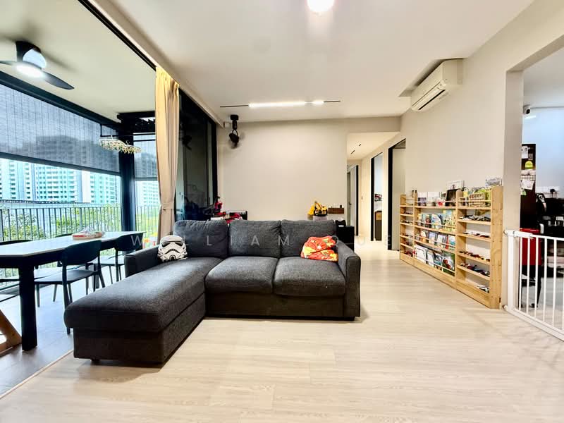 The Amore, 57A Edgedale Plains, 3 Bedrooms, 990 sqft, Executive Condominium For Sale, by William Quek, 500207639 - Living Room - PropertyGuru.com.sg