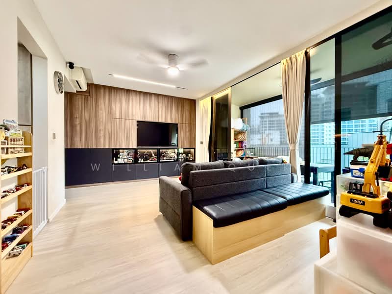 The Amore, 57A Edgedale Plains, 3 Bedrooms, 990 sqft, Executive Condominium For Sale, by William Quek, 500207639 - Living Room - PropertyGuru.com.sg