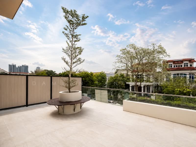 ⭐️SUPER CONVENIENT⭐️1 KM OF NYPS & RGPS⭐️NEAR TAN KAH KEE MRT⭐BRAND NEW 2.5-STY SEMI-D W/ POOL⭐️, Coronation Road Duchess Princess of Wales Prince King's Queen's Lutheran Tan Kim Harom Setangkai Namly Lim Tai See Jalan Ampang Haji Sixth Allamanda Watten Estate Hillcrest Greenwood Greenview Greenmead Shelford Linden Cassia Vanda Ming Teck Lantana, 4 Bedrooms, 7,000 sqft, Semi-Detached House For Sale, by Damian Tan 陈係赈, 500207656 - Balcony - PropertyGuru.com.sg