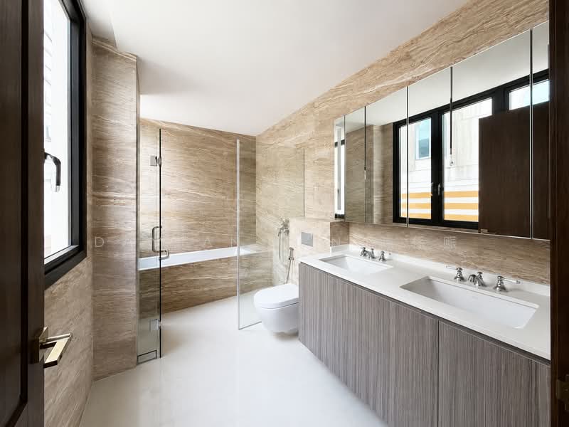 ⭐️SUPER CONVENIENT⭐️1 KM OF NYPS & RGPS⭐️NEAR TAN KAH KEE MRT⭐BRAND NEW 2.5-STY SEMI-D W/ POOL⭐️, Coronation Road Duchess Princess of Wales Prince King's Queen's Lutheran Tan Kim Harom Setangkai Namly Lim Tai See Jalan Ampang Haji Sixth Allamanda Watten Estate Hillcrest Greenwood Greenview Greenmead Shelford Linden Cassia Vanda Ming Teck Lantana, 4 Bedrooms, 7,000 sqft, Semi-Detached House For Sale, by Damian Tan 陈係赈, 500207656 - Bathroom - PropertyGuru.com.sg