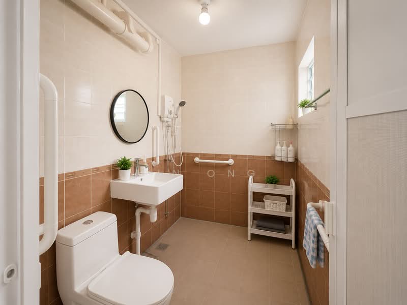 417 Bukit Batok West Avenue 4, 417 Bukit Batok West Avenue 4, 3 Bedrooms, 1,119 sqft, HDB Flat For Sale, by Jin Ong, 500207669 - Bathroom - PropertyGuru.com.sg