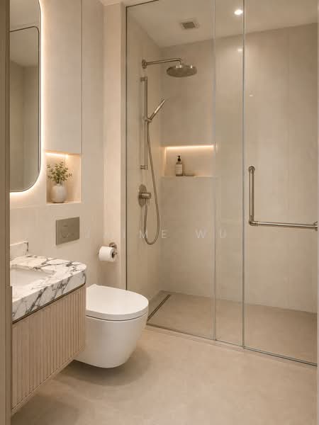 Cardiff Residence, 103 Cardiff Grove, Hougang / Punggol / Sengkang, 1 Bedroom, 420 sqft, Condominium For Sale, by Jaime Wu, 500207688 - Bathroom - PropertyGuru.com.sg