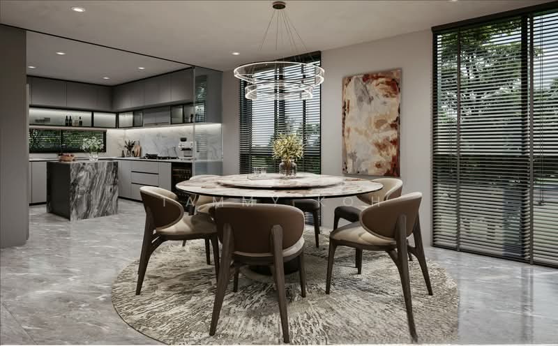Chancery Hill Collection, Chancery Hill Road, Chancery Lane, Dyson Road, Tan Sim Boh Road, Chancery Hill Walk, 6 Bedrooms, 6,560 sqft, Semi-Detached House For Sale, by Tammy Koh, 500207723 - Dining room - PropertyGuru.com.sg