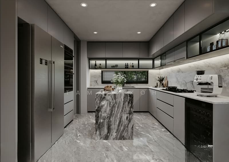 Chancery Hill Collection, Chancery Hill Road, Chancery Lane, Dyson Road, Tan Sim Boh Road, Chancery Hill Walk, 6 Bedrooms, 6,560 sqft, Semi-Detached House For Sale, by Tammy Koh, 500207723 - Kitchen - PropertyGuru.com.sg