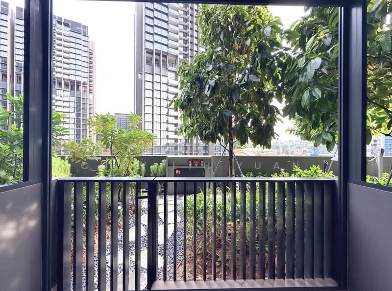 Lentor Modern, 3 Lentor Central, 2 Bedrooms, 678 sqft, Condominium For Sale, by Chew Lih Yuan, 500207756 - Balcony - PropertyGuru.com.sg