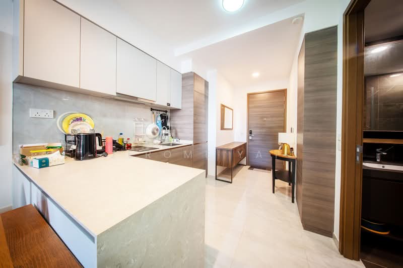 The Florence Residences, 99 Hougang Avenue 2, Hougang / Punggol / Sengkang, 1 Bedroom, 527 sqft, Condominium For Sale, by Jerome Yap, 500207782 - Kitchen - PropertyGuru.com.sg