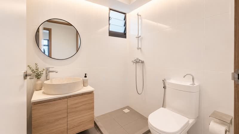 110B Bidadari Park Drive, 110B Bidadari Park Drive, 3 Bedrooms, 1,001 sqft, HDB Flat For Sale, by Tabitha Teo, 500207830 - Common Bathroom - PropertyGuru.com.sg