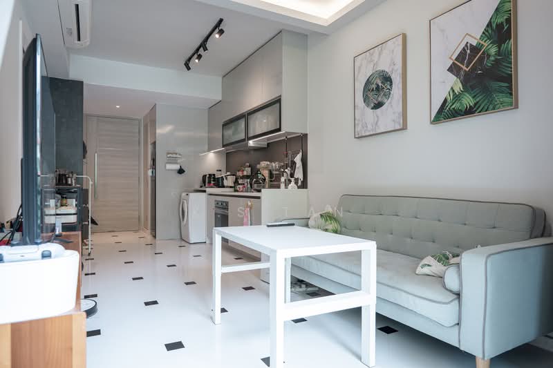 Sophia Hills, 9 Mount Sophia, 1 Bedroom, 570 sqft, Condominium For Sale, by K.S Tan, 500207835 - Living Room - PropertyGuru.com.sg