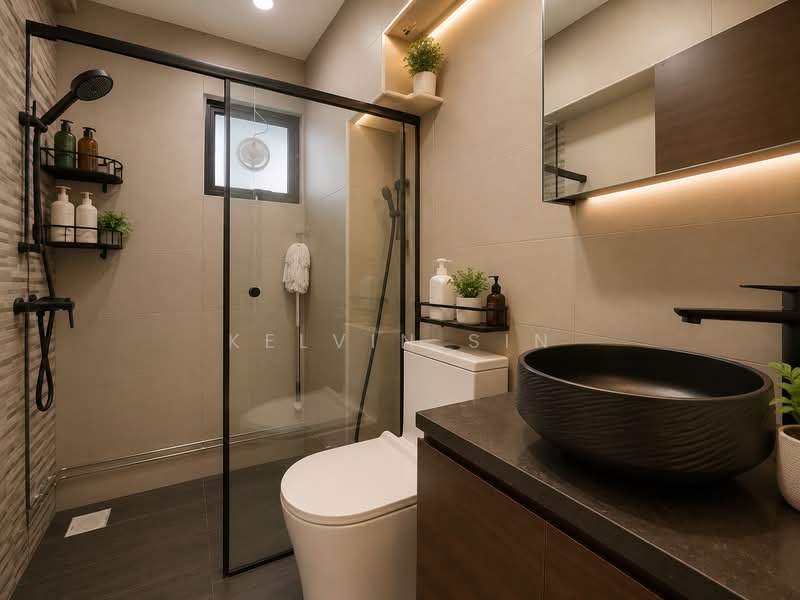 18 Jalan Tenteram, 18 Jalan Tenteram, 3 Bedrooms, 1,130 sqft, HDB Flat For Sale, by Kelvin Sin, 500207854 - Bathroom - PropertyGuru.com.sg
