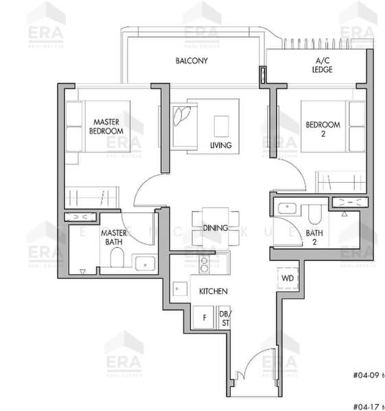 The Tre Ver, 60 Potong Pasir Avenue 1, 2 Bedrooms, 700 sqft, Condominium For Rent, by Terence Kuek, 500207941 - PropertyGuru.com.sg