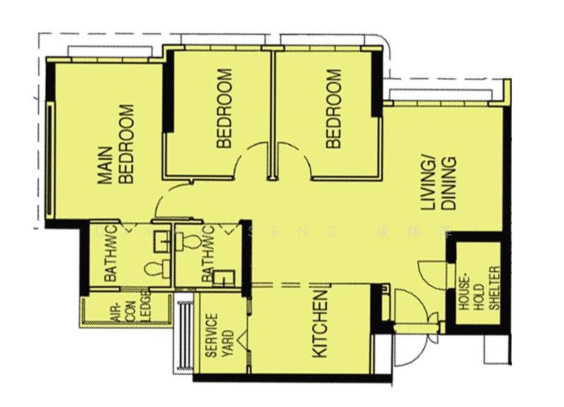 154B Bedok South Road, 154B Bedok South Road, 3 Bedrooms, 1,001 sqft, HDB Flat For Sale, by Dylan Seng 成伟洋, 500207980 - PropertyGuru.com.sg