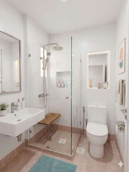 Parbury Hill Condominium, 38 Parbury Avenue, 2 Bedrooms, 840 sqft, Condominium For Sale, by Jonathan Poh, 500207996 - Bathroom - PropertyGuru.com.sg