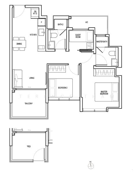 View at Kismis, 23 Lorong Kismis, 2 Bedrooms, 700 sqft, Condominium For Sale, by Terence Tham, 500208039 - PropertyGuru.com.sg