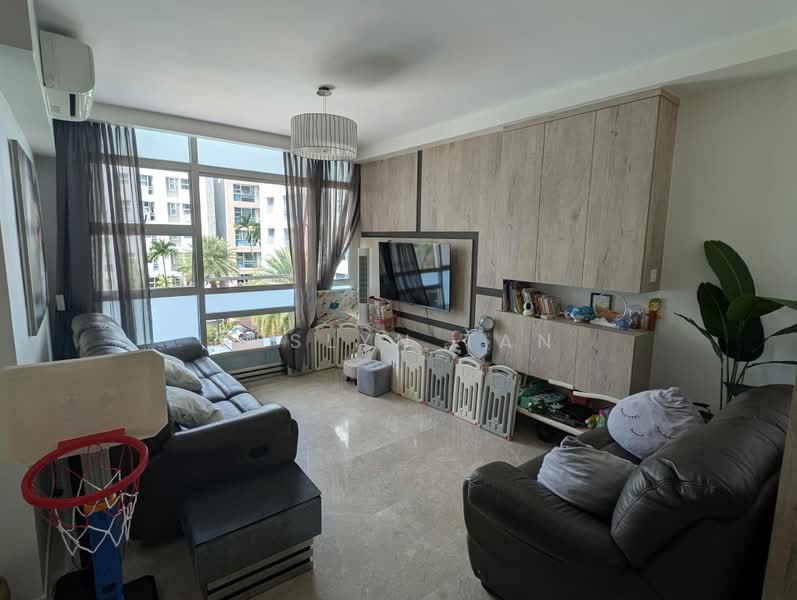 Dahlia Park Condo, 1 Flora Drive, 3 Bedrooms, 1,292 sqft, Condominium For Rent, by Jeslyn Tan, 500208062 - Living Room - PropertyGuru.com.sg