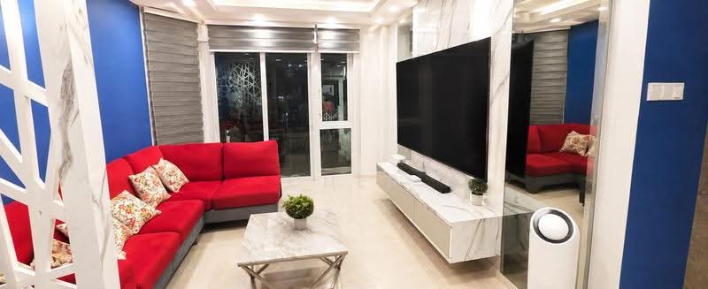 Edelweiss Park Condo, 90 Flora Road, Changi Airport / Changi Village, 3 Bedrooms, 1,388 sqft, Condominium For Sale, by Cher Toh Yuen, 500208088 - Living Room - PropertyGuru.com.sg