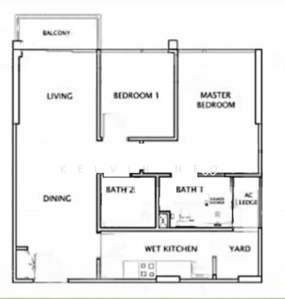 Sanctuary @813, 813 Upper Serangoon Road, 2 Bedrooms, 797 sqft, Apartment For Rent, by Kelvin Neo, 500208114 - PropertyGuru.com.sg
