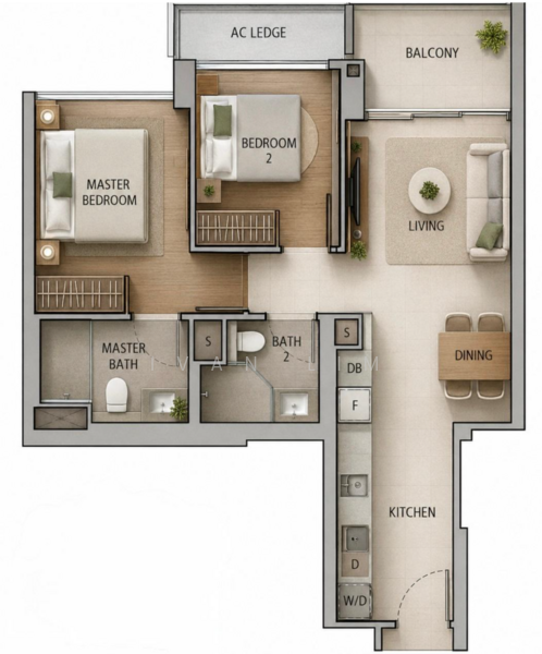 JadeScape, 8 Shunfu Road, 2 Bedrooms, 764 sqft, Condominium For Sale, by Ivan Lim, 500208128 - PropertyGuru.com.sg