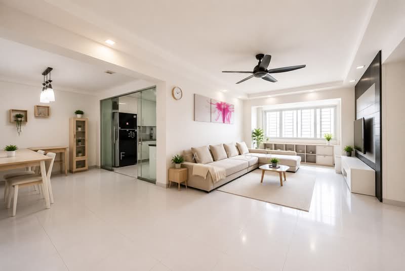 512 Choa Chu Kang Street 51, 512 Choa Chu Kang Street 51, 4 Bedrooms, 1,430 sqft, HDB Flat For Sale, by Fiona Toh, 500208157 - Living Room - PropertyGuru.com.sg