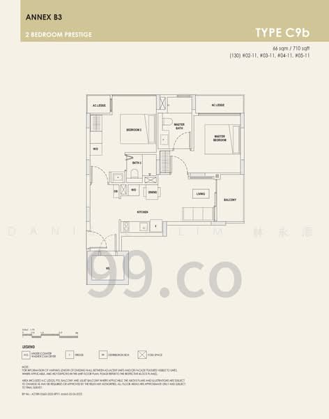 Orchard Sophia, 128 Sophia Road, 2 Bedrooms, 710 sqft, Condominium For Rent, by Danis ET Lim 林永添, 500208178 - PropertyGuru.com.sg