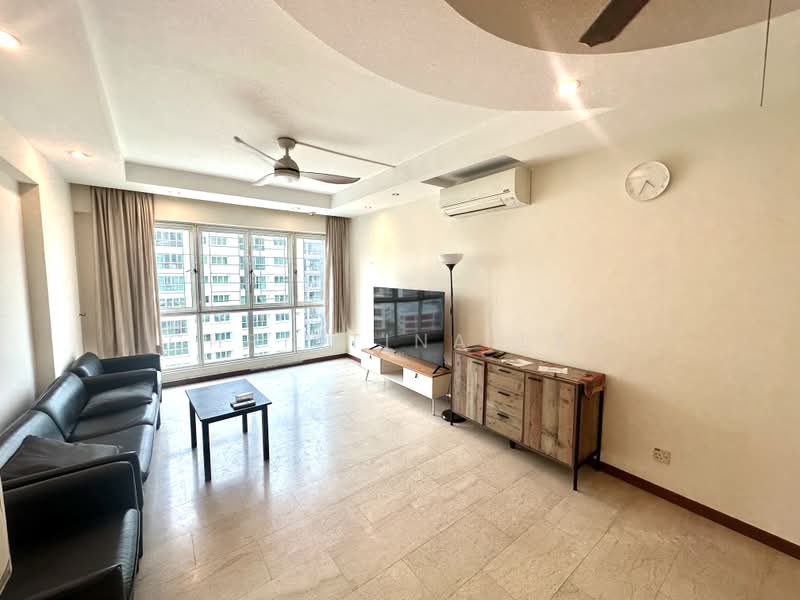 Evergreen Park, 31 Hougang Avenue 7, 3 Bedrooms, 1,076 sqft, Condominium For Rent, by Christina Lau, 500208242 - Living Room - PropertyGuru.com.sg