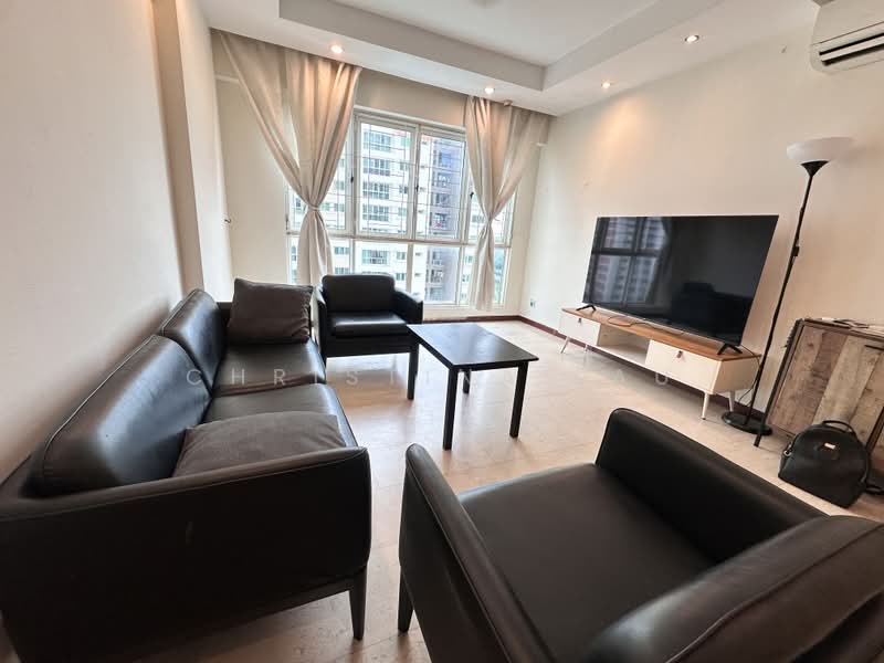 Evergreen Park, 31 Hougang Avenue 7, 3 Bedrooms, 1,076 sqft, Condominium For Rent, by Christina Lau, 500208242 - Living Room - PropertyGuru.com.sg