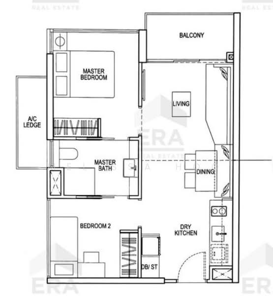 RiverTrees Residences, 21 Fernvale Close, 2 Bedrooms, 581 sqft, Condominium For Rent, by Melissa Hoo, 500208244 - PropertyGuru.com.sg