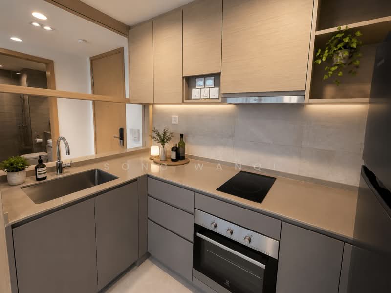Harbour View Gardens, 221 Pasir Panjang Road, 2 Bedrooms, 646 sqft, Apartment For Rent, by Song Wanqi, 500208271 - Kitchen - PropertyGuru.com.sg